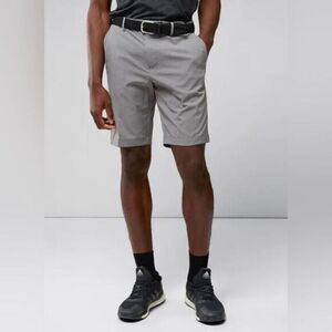 NWT J.Lindeberg Men’s Gray Vent Golf Shorts Air/Stay Cool Technology- Size 38”
